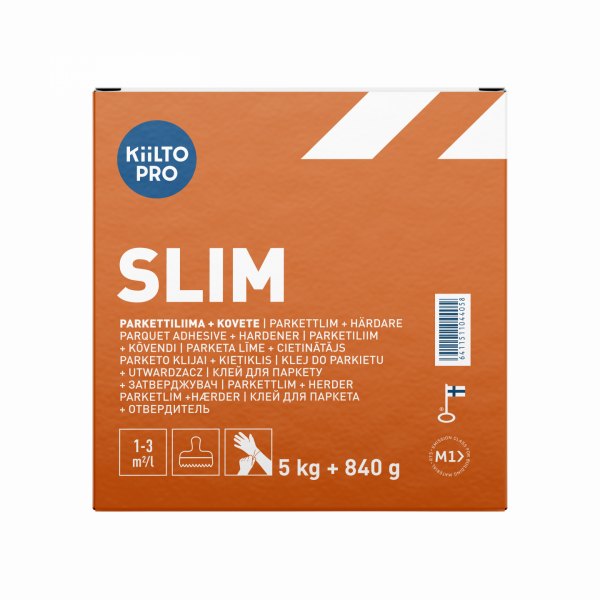 Клей поліуретановий 2-компонентний Kiilto Slim Parkettiliima +затверджувач, безводний