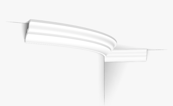 Карниз гладкий Orac C325 Purotouch® 200*6,5*7 см