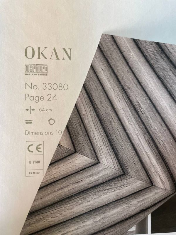 Шпалери вінілові на флізеліновій основі Marburg Okan 33080