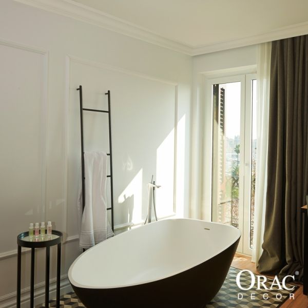 Прихований карниз для штор Orac С341 HERITAGE M Purotouch® 200*8,8*12,2 см