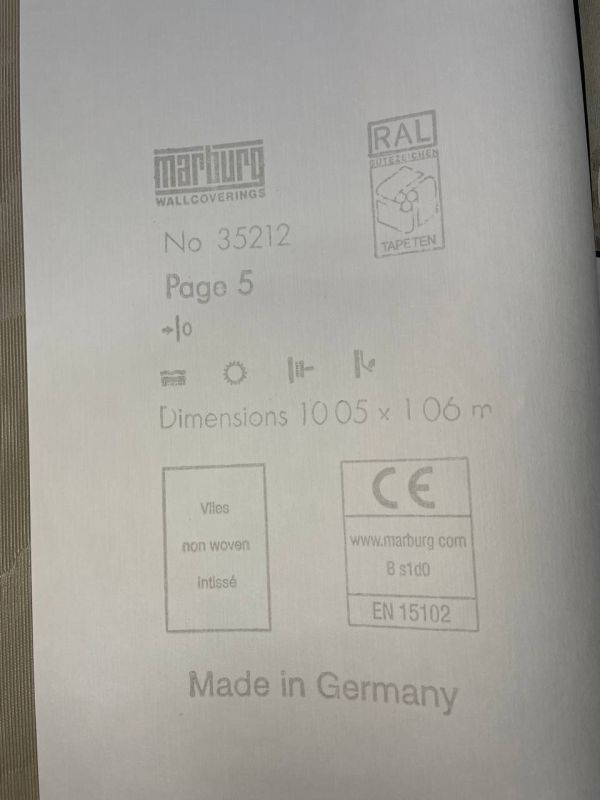 Шпалери вінілові на флізеліновій основі Marburg Lava 35212
