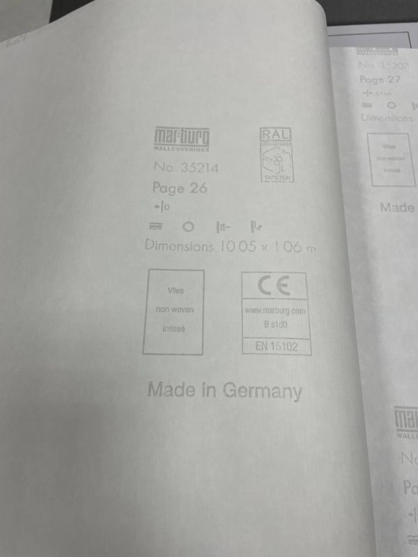 Шпалери вінілові на флізеліновій основі Marburg Lava 35214