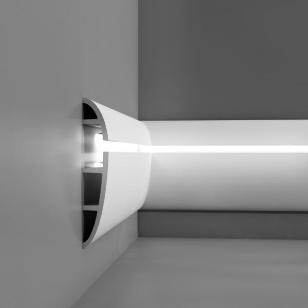 Карниз для прихованого освітлення Orac С373 Purotouch® 200*8*5 см