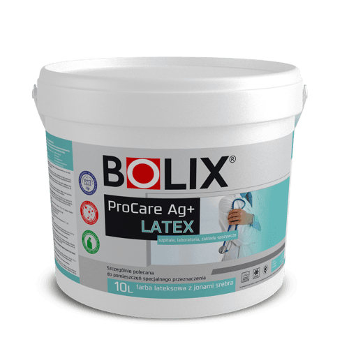 Фарба латексна інтер'єрна з іонами срібла Bolix ProCare Ag+, матова для медичних закладів