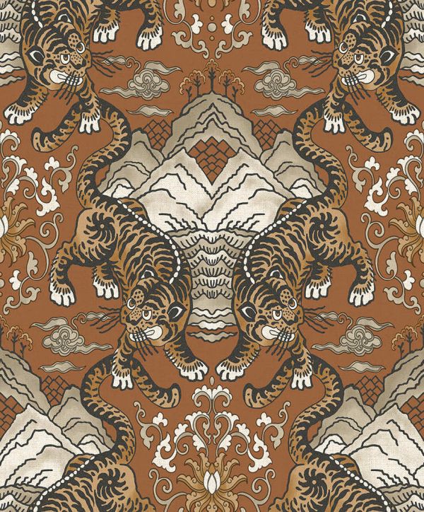 Шпалери Holden Khalili, Tora Burnt Orange