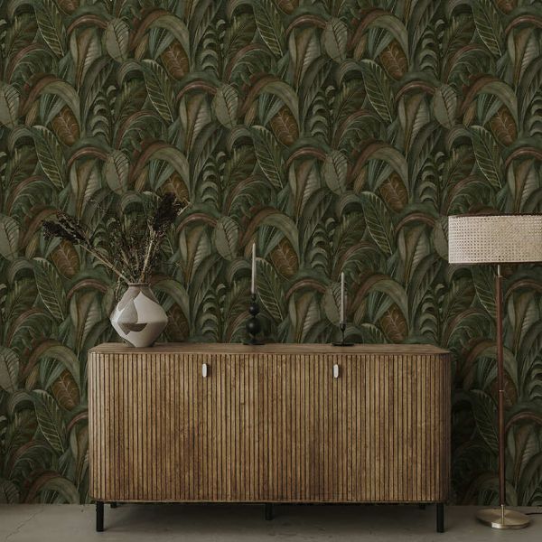Шпалери Holden Khalili, Raffia Emerald green