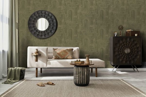 Шпалери Holden Khalili, Macrame Khaki