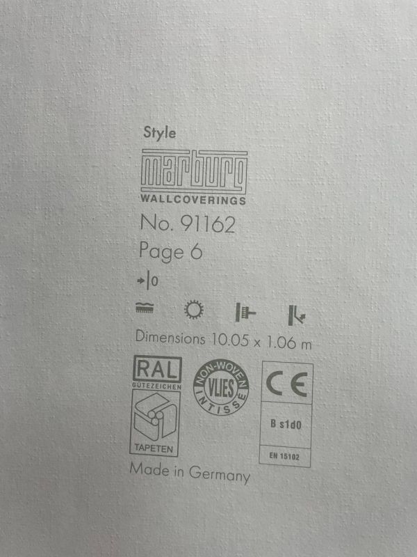 Шпалери вінілові на флізеліновій основі Marburg Style Conscious Living 91162