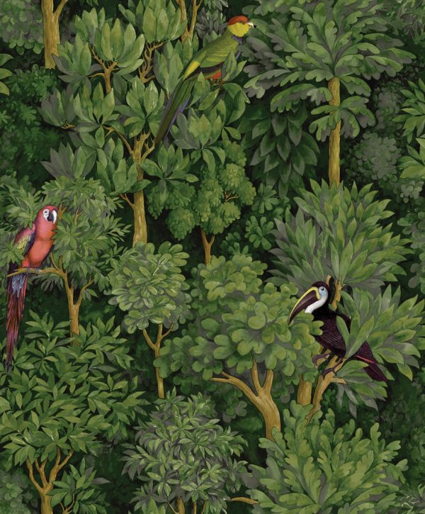 Шпалери Holden Amazonia, Botanist Green
