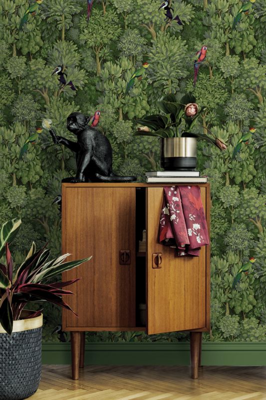 Шпалери Holden Amazonia, Botanist Green