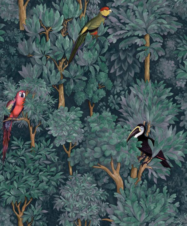 Шпалери Holden Amazonia, Botanist Teal
