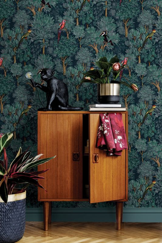 Шпалери Holden Amazonia, Botanist Teal
