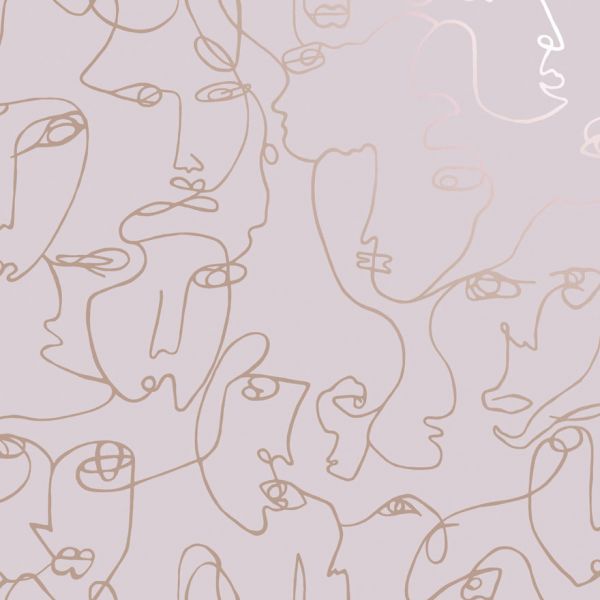Шпалери Holden Amazonia, Linear Visage Pink