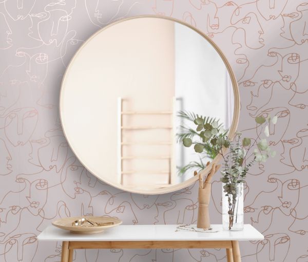 Шпалери Holden Amazonia, Linear Visage Pink