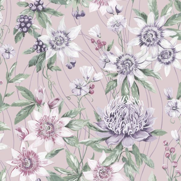 Шпалери Holden Amazonia, Passiflora Pink