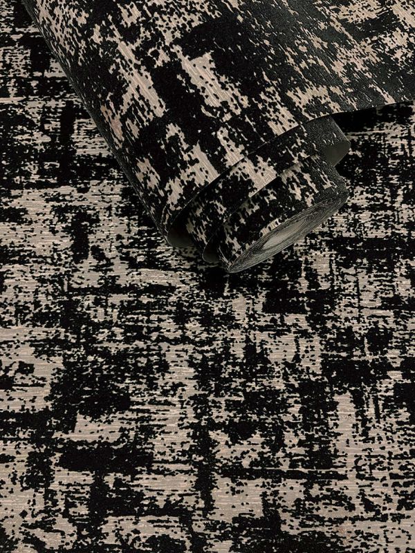Шпалери Holden Khalili, Brindle Flock Black