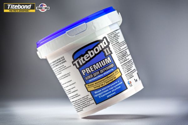 Однокомпонентний промисловий вологостійкий клей Titebond II PREMIUM D3