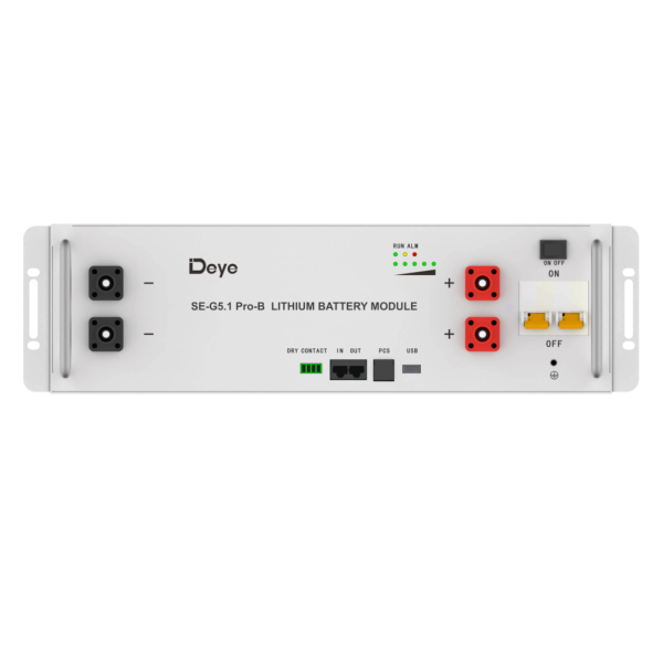 Акумуляторна батарея Deye SE-G5.1 PRO-B (LIFEPO4 51,2V 100AH 5,12KWH)