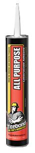 Універсальний вологостійкий монтажний клей Titebond All-Purpose Construction Adhesive, світло-коричневий