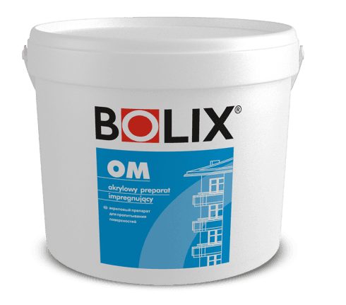 Акриловий гідрофобізатор для тонкошарових штукатурок Bolix OM