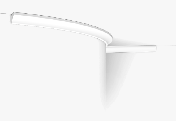 Карниз (галтель) симетричний Orac C250 Purotouch® 200*1,6*1,6 см