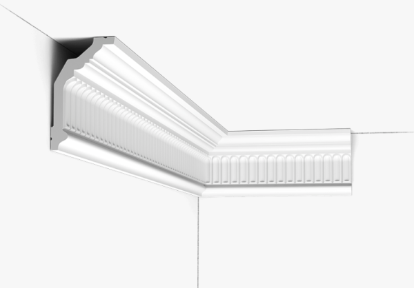 Карниз традиційний із ребристим малюнком Orac C304 Purotouch® 200*12,2*7,2 см