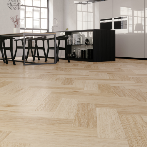 Полімерна підлога "ялинка" Arbiton SPC Amaron Herringbone Harlow Oak 	33/5