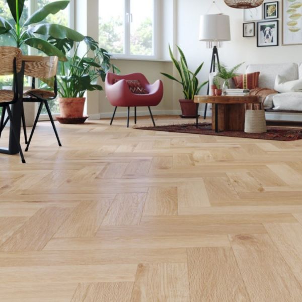Полімерна підлога Arbiton SPC Amaron Herringbone Wembley Oak