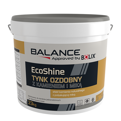 Декоративна штукатурка Bolix Balance EcoShine, акрилова імітація натурального каменю зі слюдою 16 кольорів