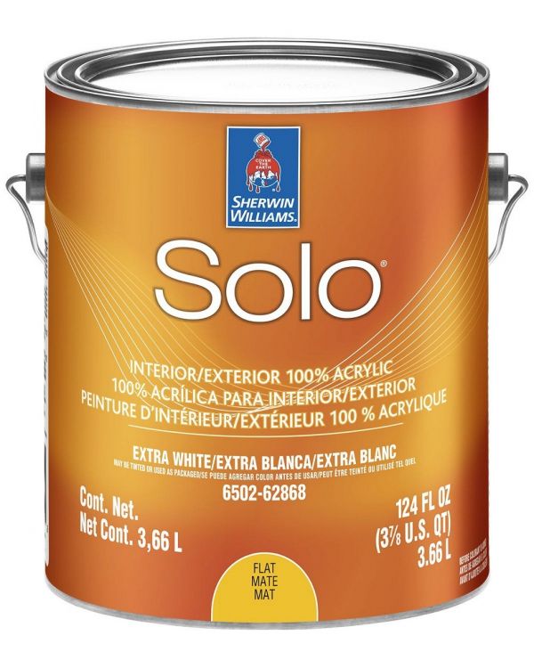 Фарба універсальна 100% акрилова Sherwin-Williams SOLO, Extra White
