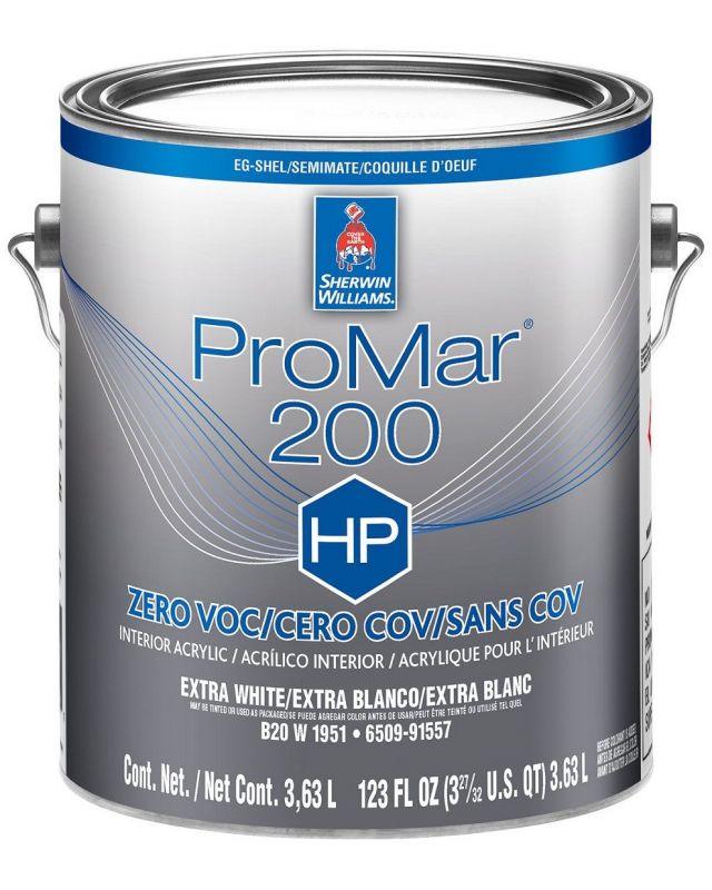 Фарба преміум-класу інтер'єрна акрилова Sherwin-Williams ProMar® 200 High Performance Zero VOC Interior Acryl, Extra White