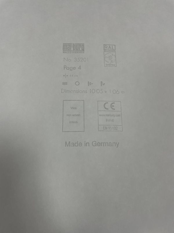 Шпалери вінілові на флізеліновій основі Marburg Lava 35201