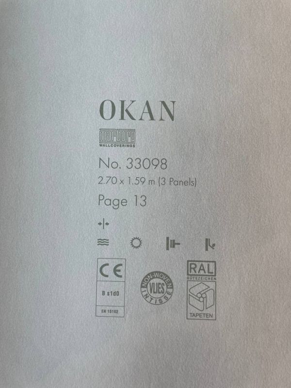 Панно на флізеліновій основі Marburg Okan СЛОН 33098