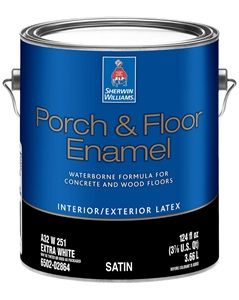 Фарба універсальна для ґанків і підлоги Sherwin-Williams Porch & Floor Enamel Extra White