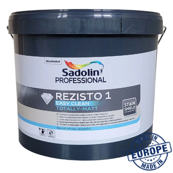Фарба інтер'єрна брудовідштовхувальна Sadolin Professional Rezisto 1 Easy Clean