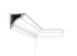 Карниз симетричний лінійний Orac С213 Purotouch® 200*8*8 см