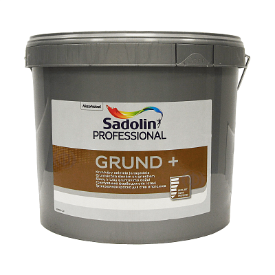 Краска-грунт интерьерная на водной основе Sadolin Grund+
