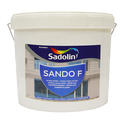 Фарба фасадна на водній основі для бетону Sadolin Sando F, біла