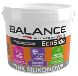 Штукатурка силіконова "баранець" Bolix BALANCE EcoSide, 25 кг