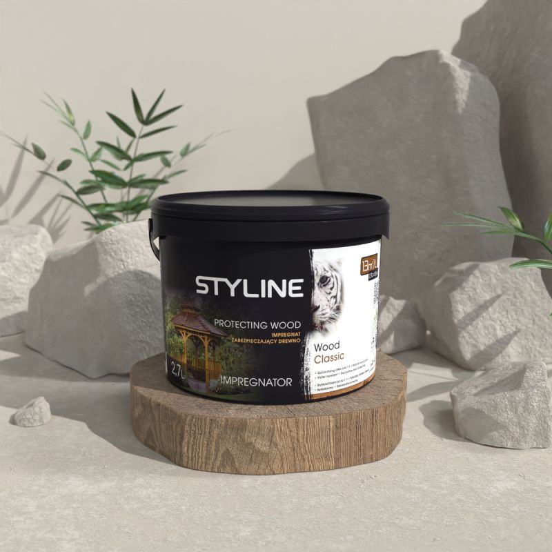 Швидковисихаюче декоративно-захисне просочення по дереву StyLine WOOD STYLE CLASSIC, матова